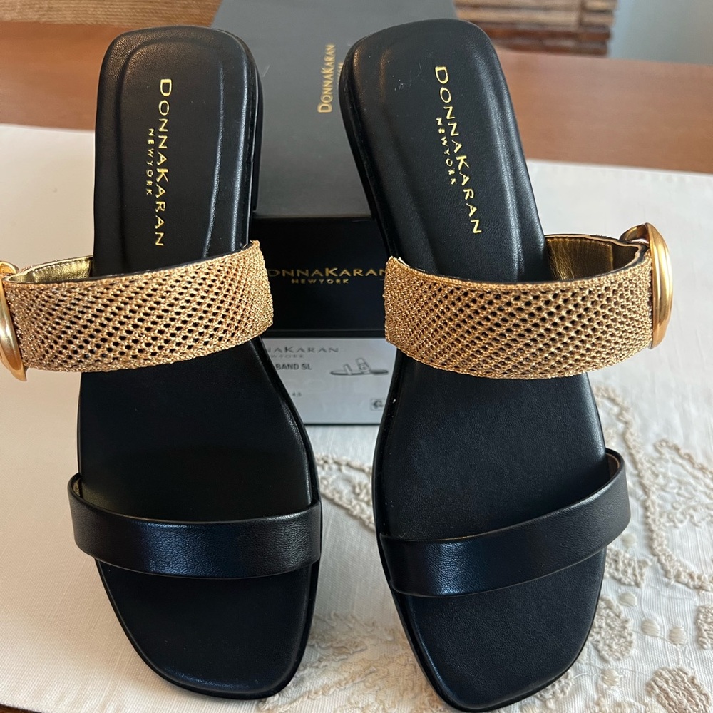 Donna Karan Harwin Slide Sandals